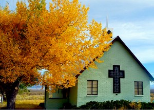 Little Green Church at Crowley Lake (10/12/14) Alicia Vennos