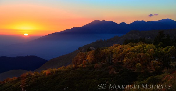 Autumn Sunset, San Bernardino Mountains (10/19/14) Nick Barnhart